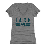 Myles Jack Women's V-Neck T-Shirt | 500 LEVEL